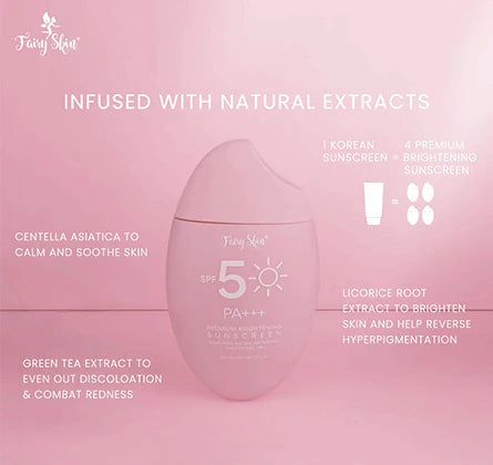 Fairy Skin Premium Brightening Sunscreen 50 SPF